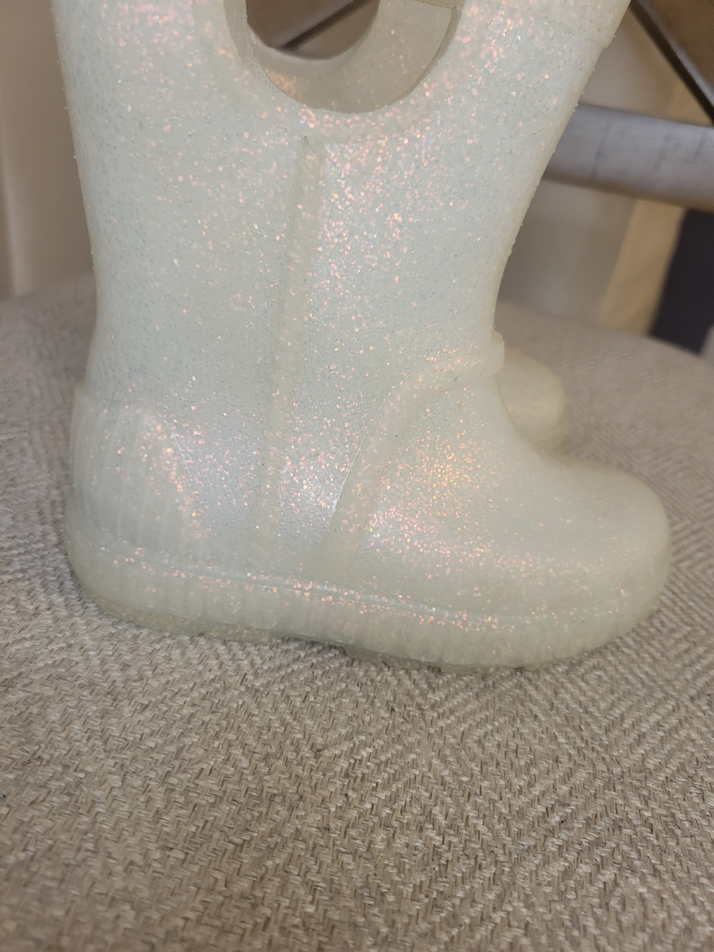 UGG Drizlita Glitter Rain Boots Toddler Kids Size 7c - Picture 3 of 7